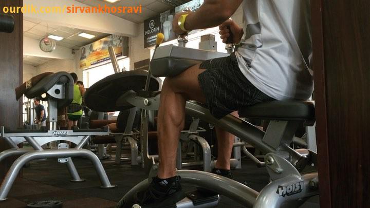 یه تمرین پاى خوب Leg day with sirvanKhosravi sirvan calves legdayworkout legday