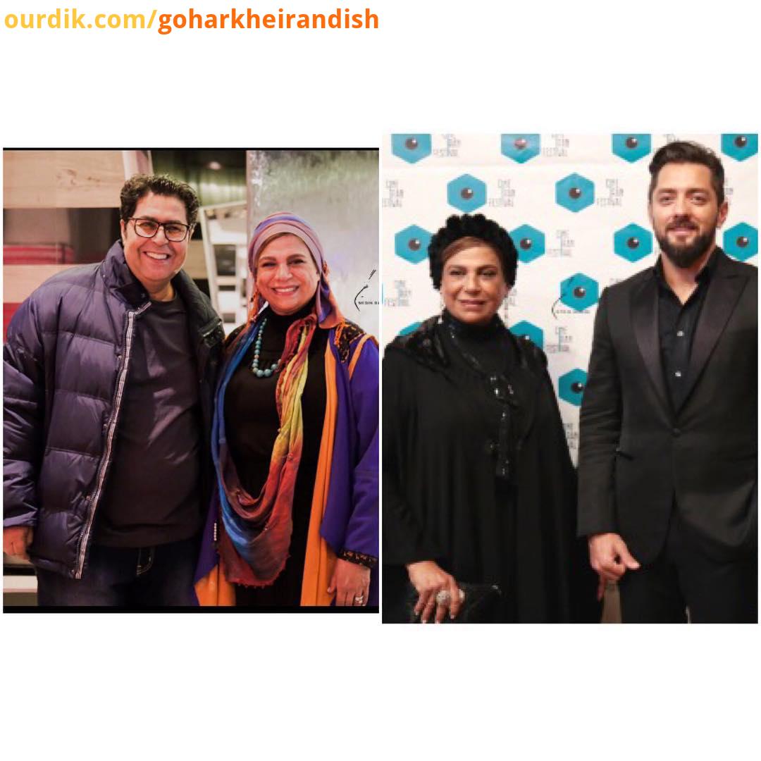 به همراهِ دو هنرمندِ توانا ، اقایان : فرهاد اصلانی بهرام ِ رادان عزیز در فیلم فستیوالِ تورنتو مو