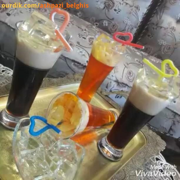 دوبسته آلواورا استفاده کنید منم دوبسته استفاده کردم..برای داشتن نوشابه نارنجی از ژله پرتقال استف
