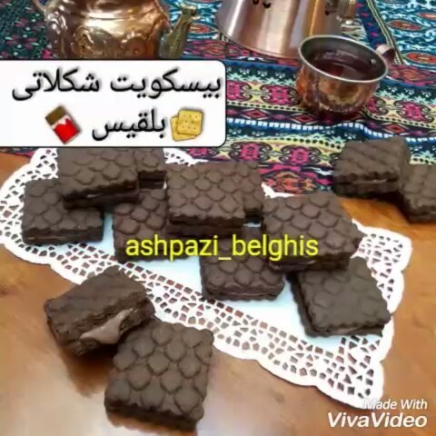 بیسکویت شکلاتی 100 گرم کره نرم یا مارگارین لیوان روغن مایع واحد اندازه گیریتون لیوان معمولی یا