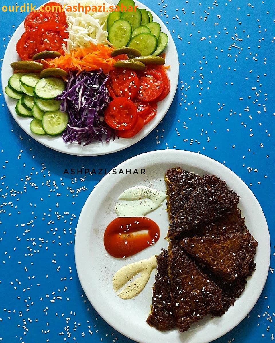 ? کوکو بادمجون دوست دارید دیشب برای شام درست کردم خیلی خوشمزه بود گفتم بزارم شاید شما هم دوست داشته