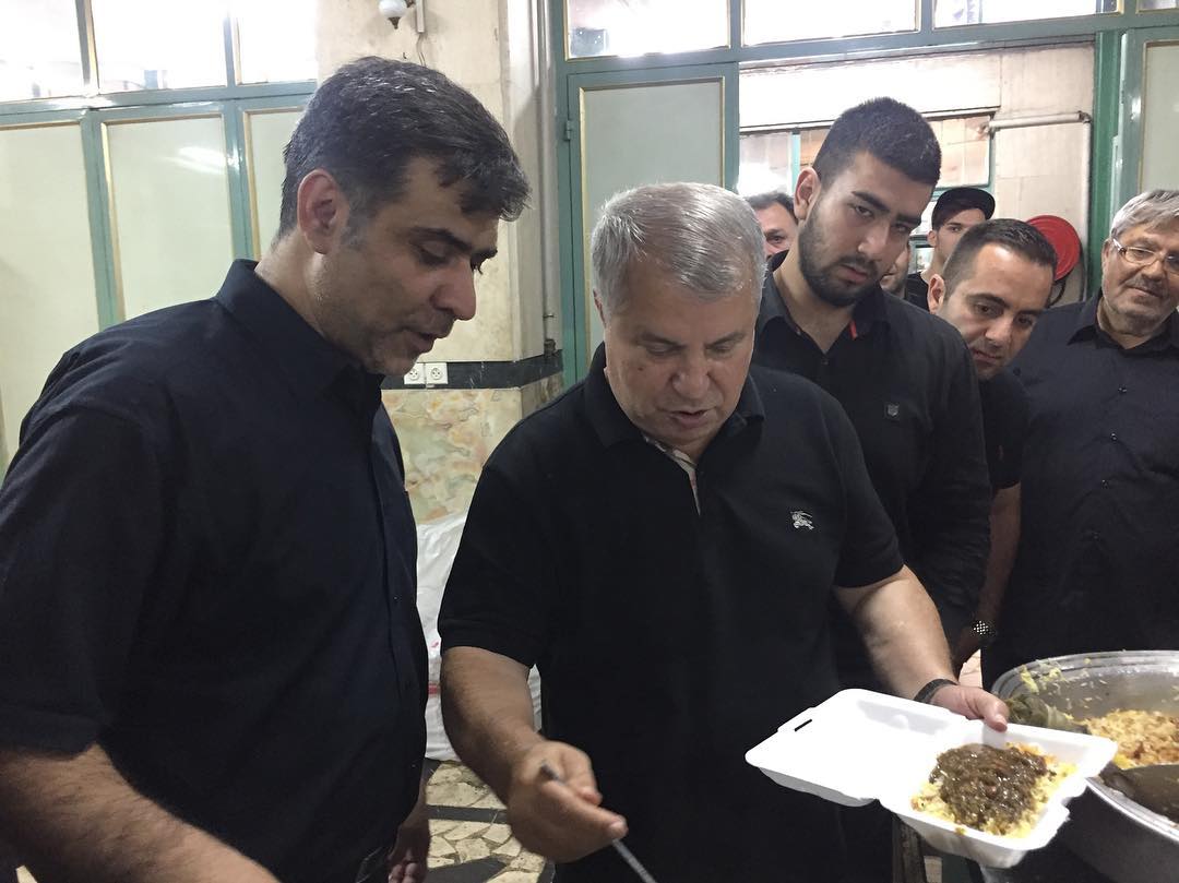 ظهر تاسواعا میهمان حاج محمد جمعه ای ایجیگا