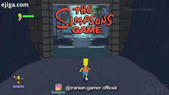 رفرنس شوخی با یکی از مشهورترین سکانس های تاریخ سینما در بازی The Simpsons Game سکانسی که در این کل