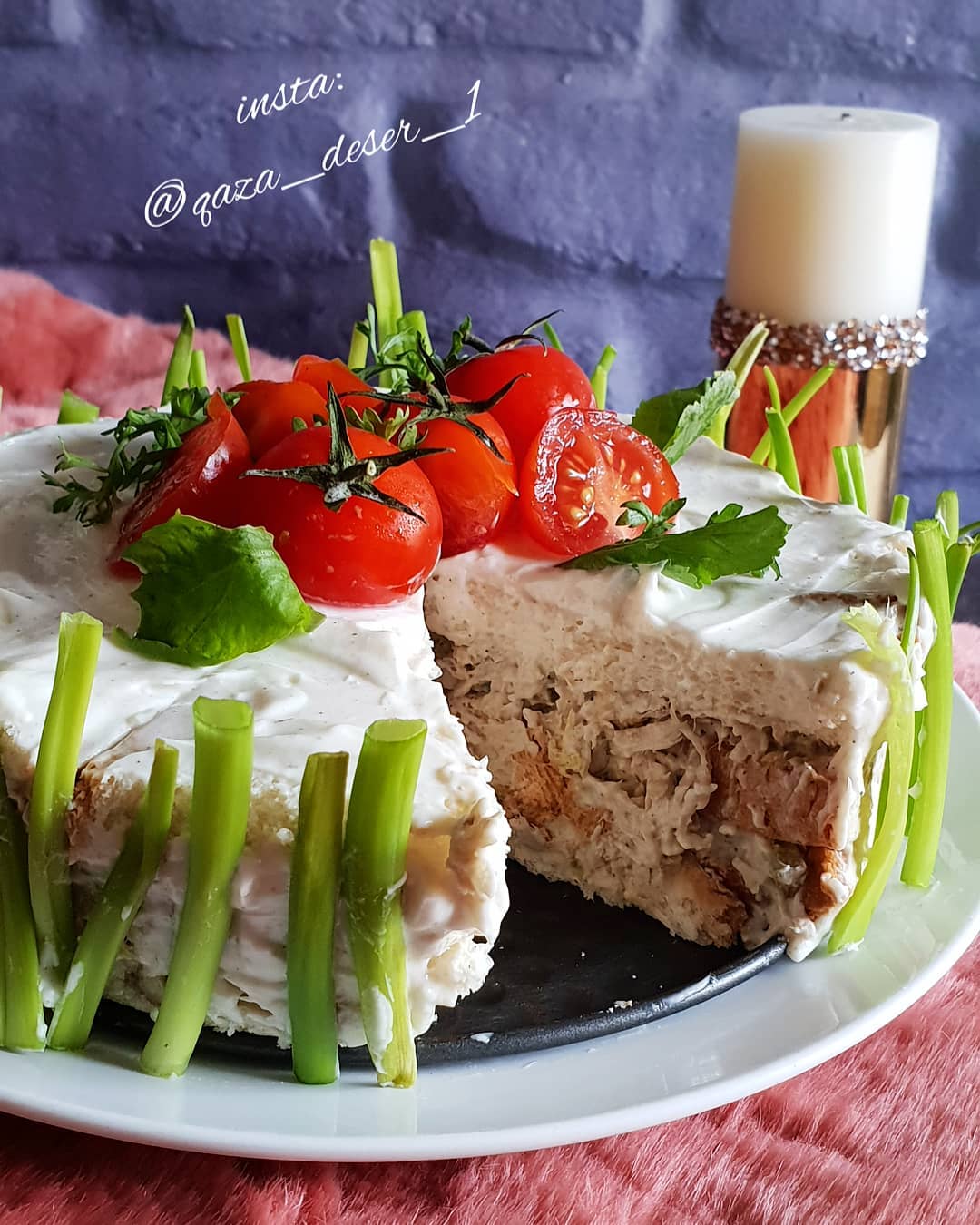 خب بیاید بگید نهارتون چیه کیک کیک مرغ کیک مرغ زهره خوشمزه بزن به یامی نهار شام weekendvibes soulfood