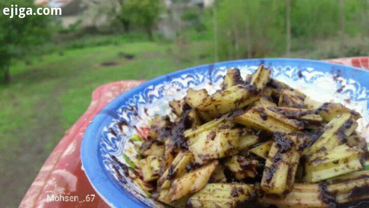 اینم یکی دیگه از خوشمزه های شمالی...ساقه تمشک وحشی..mohsen 67...گیلانگردی طبیعتگردی طبیعت بولوش تم