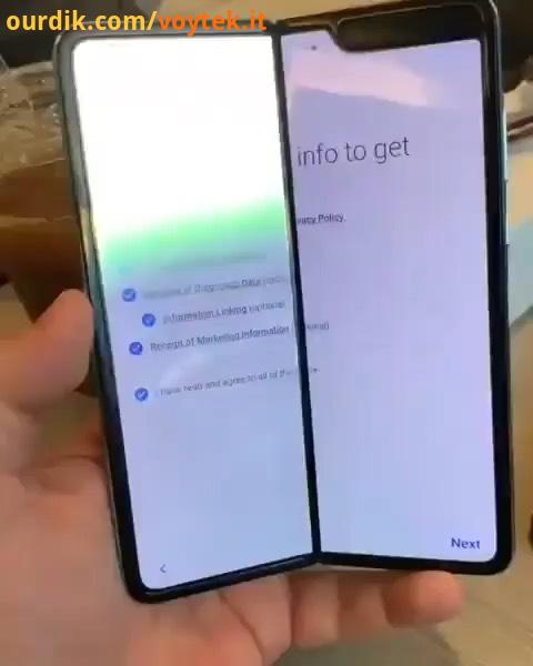 مشکل نمایشگر گلکسی فولد آیا سرنوشت گلکسی نوت تکرار خواهد شد..به نظر میرسد برداشتن لایه رویی نمایشگر