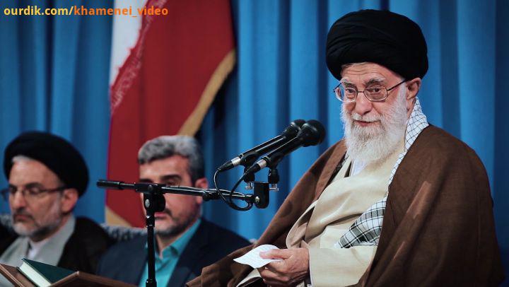 خب، این اثر هنری را باید هنری اجرا کرد یک وقت هست که من شما در منزل : دیدار قاریان khamenei rahbar