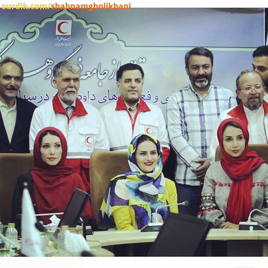 مراسم تقدیر از جامعه هنری برای فعالیتهای داوطلبانه در هلال احمر با حضور وزیر محترم فرهنگ ارشاد