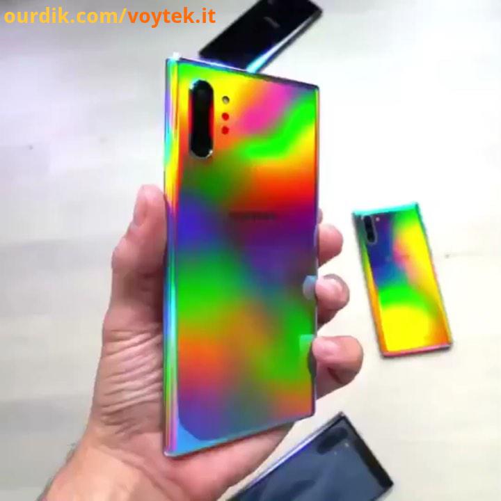 Galaxy Note10 طیف نور رنگ Aura Glow گلکسی نوت پلاس نظرتون در مورد این رنگ گوشی موبایل سامسونگ گلکسی