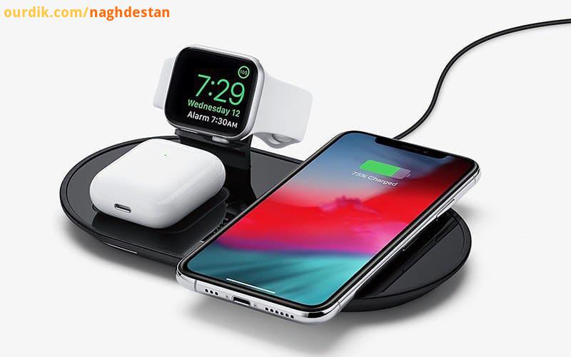 اپل اولین شارژر بی سیم که جایگزین ایر پاور هست را به بازار عرضه کرد اپل با همکاری Mophie اولین شارژر