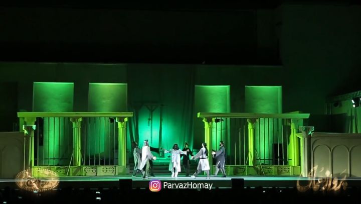 علی سرتیپی تهیه کننده سرمایه گذار در سینمای ایران مهمان اپرای حلاج امشب اجرای پایانی اپرای حلاج در