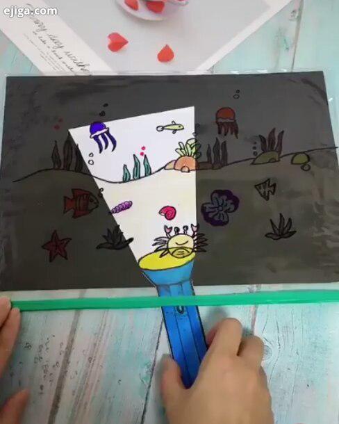 چند تا خلاقیت کاغذی جالب چطورن ممنونم..کاغذ نقاشی کودکانه چراغ قوه کرم اوریگامی خلاقیت های