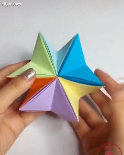 چطورن ادامه اوریگامی..کاغذ نقاشی کودکانه چراغ قوه کرم اوریگامی خلاقیت های جالب خلاقیت ایده های خلاق
