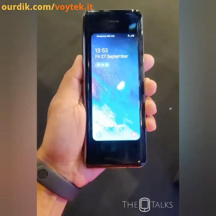 Galaxy Fold گوشی موبایل سامسونگ گلکسی فولد اندروید فناوری تکنولوژی