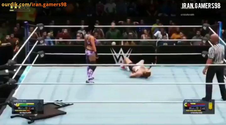 داور هم دلش خواست wwe2k20 wwe پیج گیمر های ایران