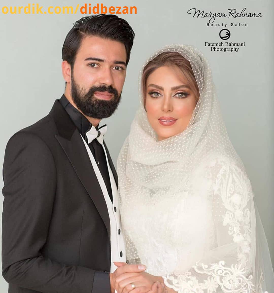 عکسهایی از نیلوفر شهیدی همسرش بازیگر تلویزیون که به تازگی ازدواج کرده است وی اخیرا در سریال گاندو