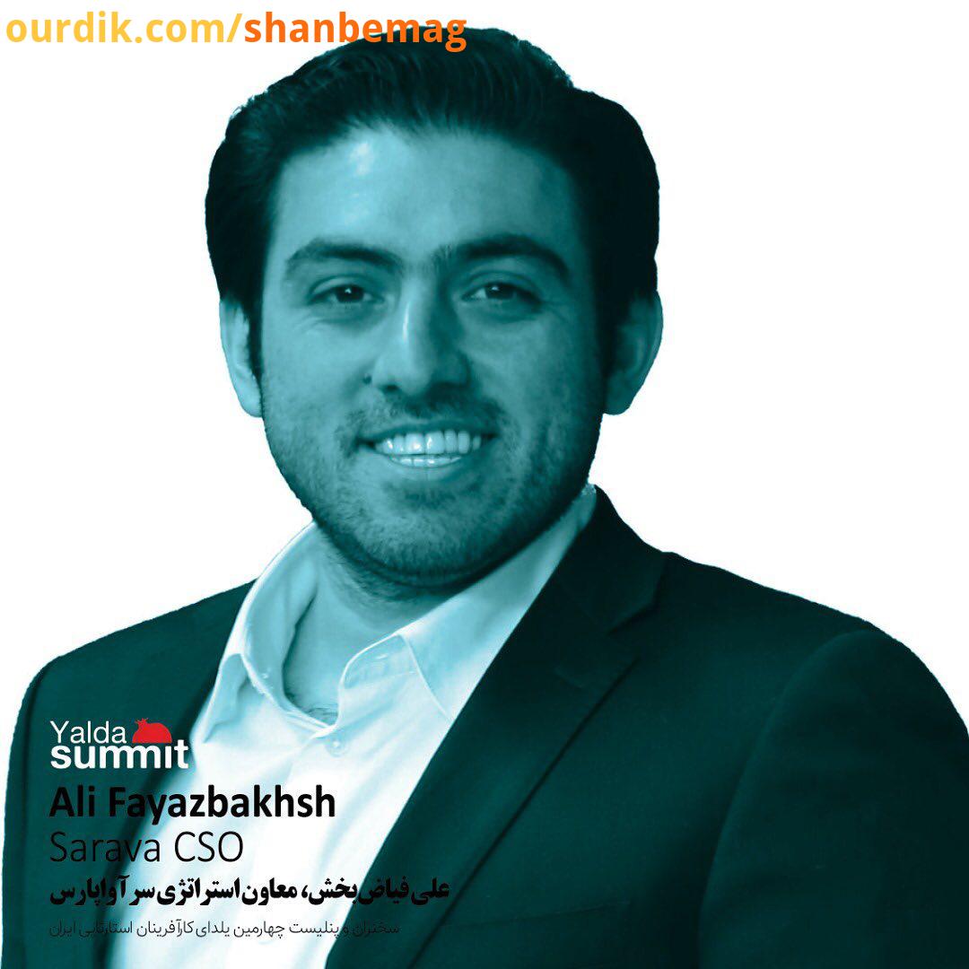 علی فیاض بخش، معاون استراتژی سرآوا پارس سخنران پنلیست یلداسامیت رویداد یلدای کارافرینان استارتاپی