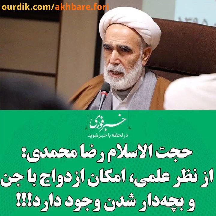 رضا محمدی، کارشناس مذهبی، در برنامه ای در شبکه ماهواره ای ولایت: از نظر علمی، امکان ازدواج با جن