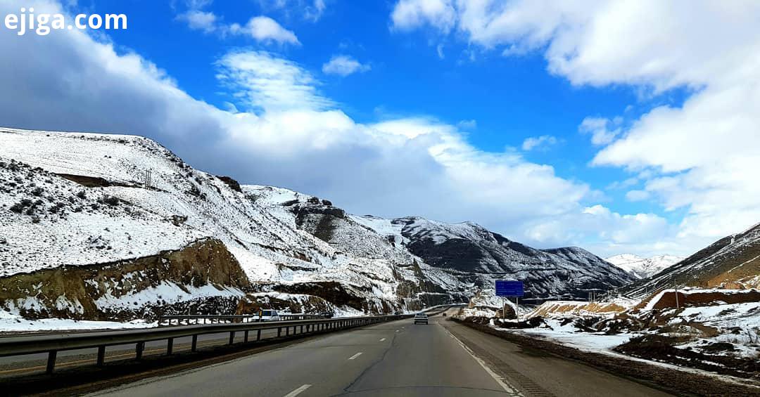 اینجا ایرانه، گردنه کوهین ایرانگردی گردشگری منظره زیبا سفر عکس عکاسی شمال  شمالگردی برف گیلان کوهین :: ایجیگا