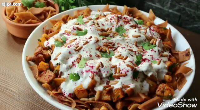 مرغ خوراک مرغ نخود بطاطه سیر رب اسنک سس chiken hen yemak