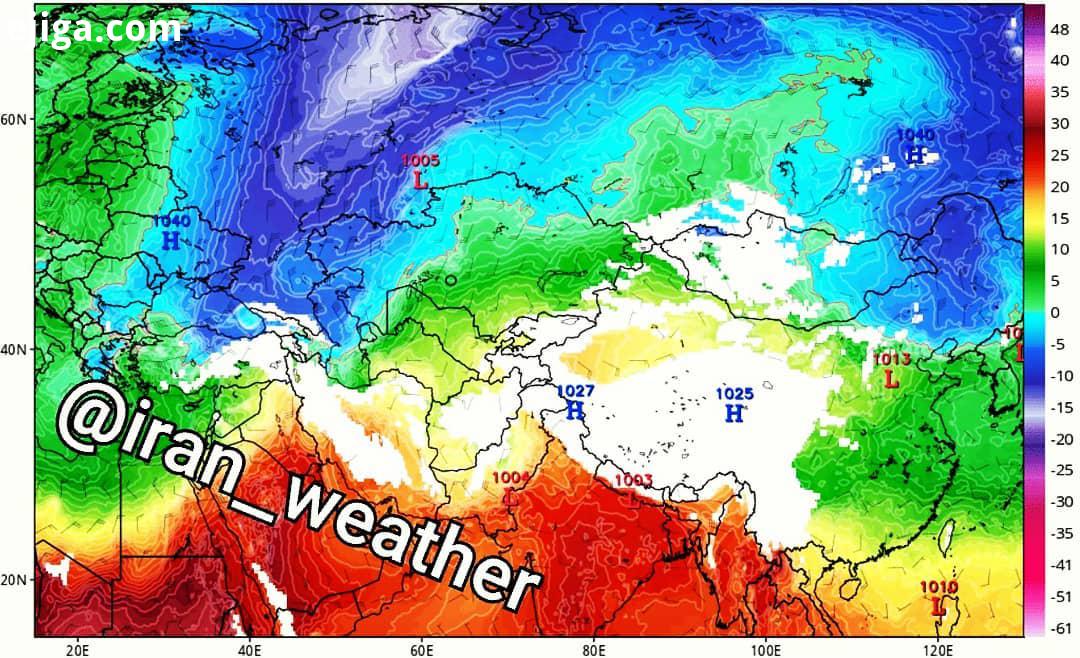 هشدار دوباره به کشاورزان باغداران همچنین گلخانه داران مشاغل حساس به دما اواخر هفته بعد به احتمال