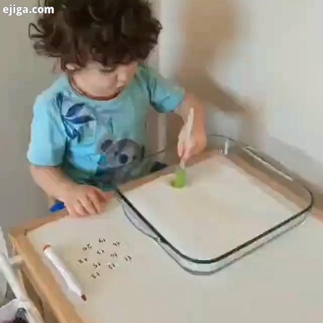 پیداکردن اعداد رده سنی ۲سال به بالا...montessoribaby mondaymotivation montessori montessoriathom