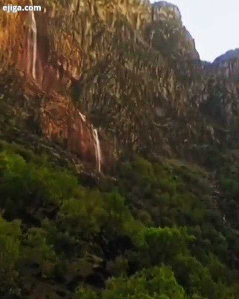 آبشار زیبای تاف..آبشار تاف یابرنجه الیگودرز بلندترین آبشار آسیا با ارتفاع نزدیک به ۸۰۰ متر سیز