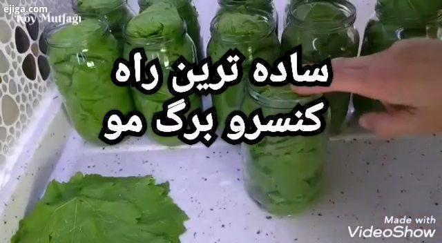 کنسرو کردن برگ انگور??.کیا عاشق دلمه هستن یه روش ساده آسون برای کنسرو کردن ?? شما چه جوری برگهاتون