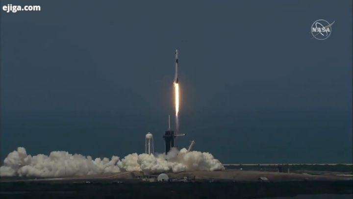 پرتاب اولین موشک فضاپیمای خصوصی به فضا دو فضانورد آمریکایی برای اولین بار بعد از سال، با موشک فضاپ