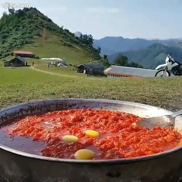 ییلاقات ماسال گیلان...صبح املت توطبیعت اخ که چقدر میچسبه لاهیجانیا Lahijania املت ایران گردی توریس