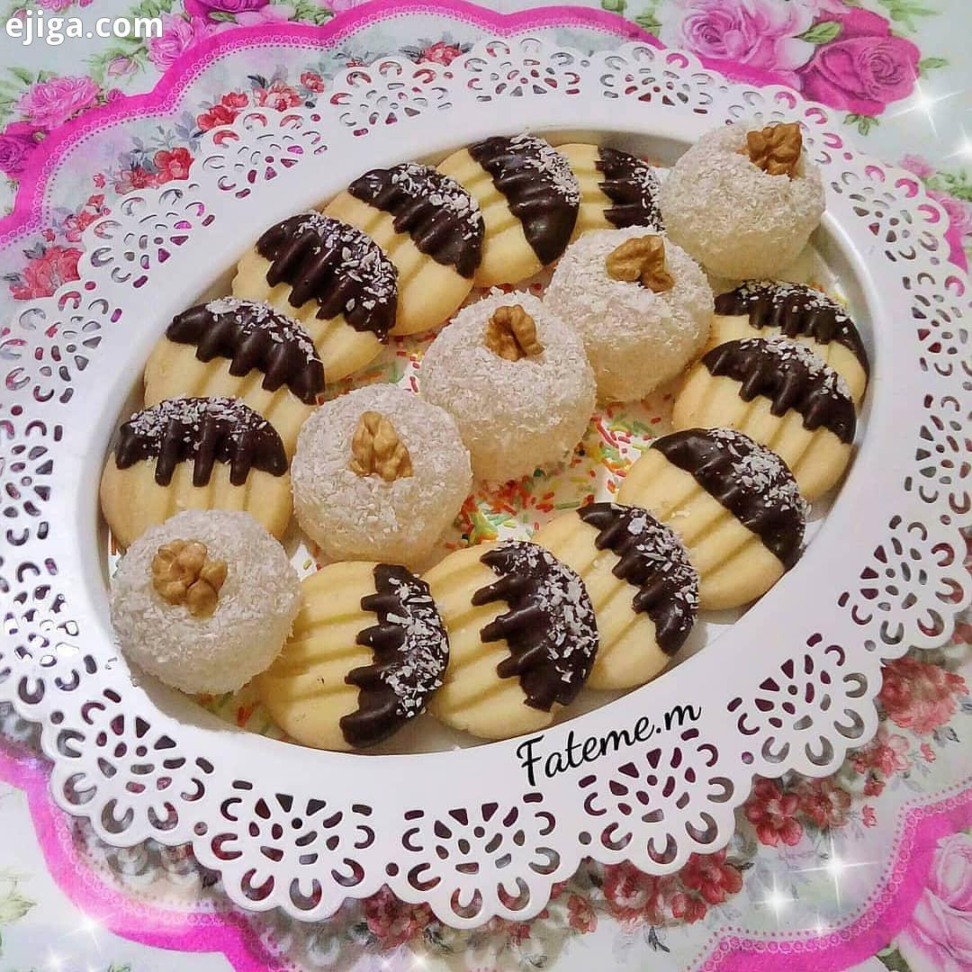آخ آخ بگم براتون از این شیرینیای دلللبر خوشمزه گوگولی بچه ها این شیرینی خیلیییی خوشمزه راحت