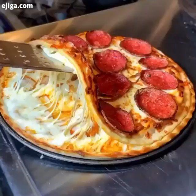 pizza pastasalad sandwich سوخاری خمیرپیتزا پیتزا ساندویچ کرونا روحانی بابل آمل تهران کافه لته پپرونی