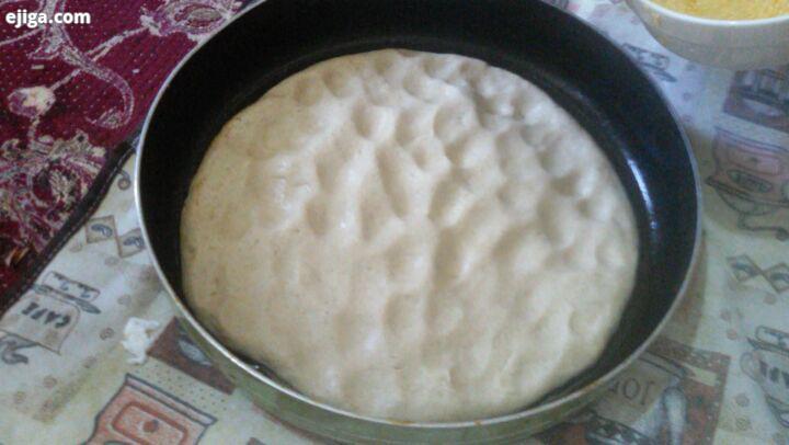 My kind friend wife is preparing local bread for breakfast...today...11 30 همسر دوست مهربان من در