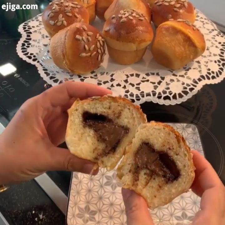 با یک نون مغزدار شکلاتی اومدم پیشتون..تا شما میکنید در فر از..پیج سومم پر از ایده های خلاقانه