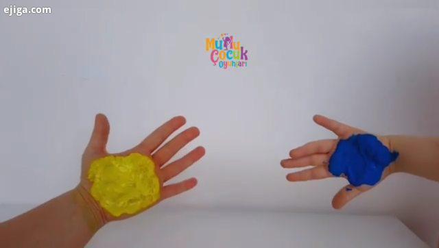 آموزش ترکیب رنگ ها به روش ساده به کودک سه سالگی کودک بازی چهار سالگی کودک بازی پنج سالگی کودک بازی