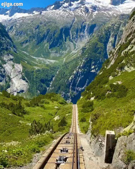 حستون نسبت به این منظره زیبا چیه...gelmerbahn ، switzerland...اگر از این پست خوشت اومد دوستاتم تگ