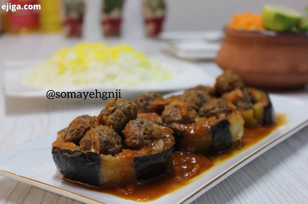 طرز تهیه کلیپ در پیج بادمجان بادمجون بادمجون شکم پر خورشت خورشت خورش بادمجان خورشت بادمجان خورشت