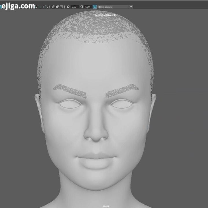 ساخت کاراکتر تست رنگ بافت صورت art animation 3d maya substancepainter zbrush render pixologic ra