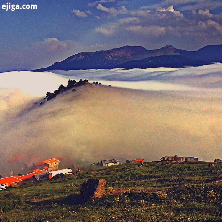 دریای ابر چه دلبری میکنه...تا حالا اینجا اومدین وقتی اومدین دریا ابر تشکیل شده بود...تغییر به زندگ