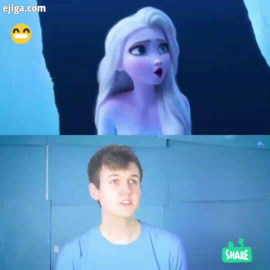 شباهت...animation landd elsa frozen السا یخ زده animation anime disneyprincss کا