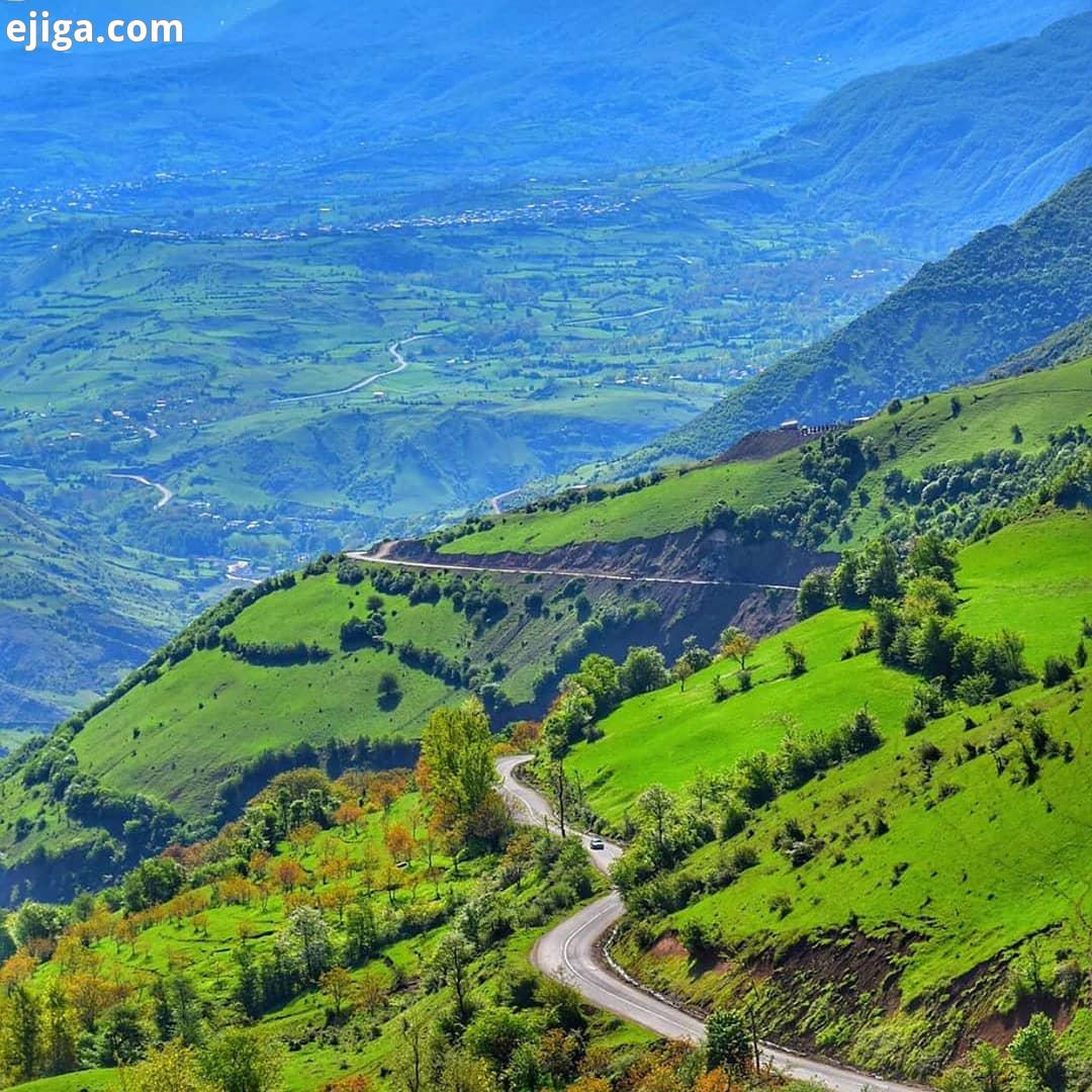 منطقه عمارلو، رودبار، گیلان عکس از منطقه زیبای عمارلو در رودبار از دهستان  های جیرنده کلیشم تشکیل :: ایجیگا