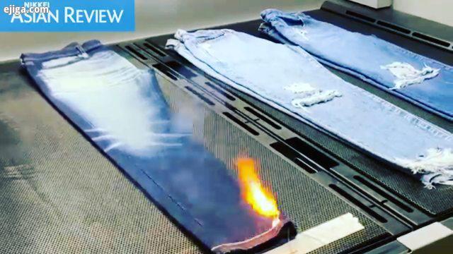 Design Laser on Jeans طراحی با لیزر روی شلوار پارچه های جین...laser jeans fabrics design pattern