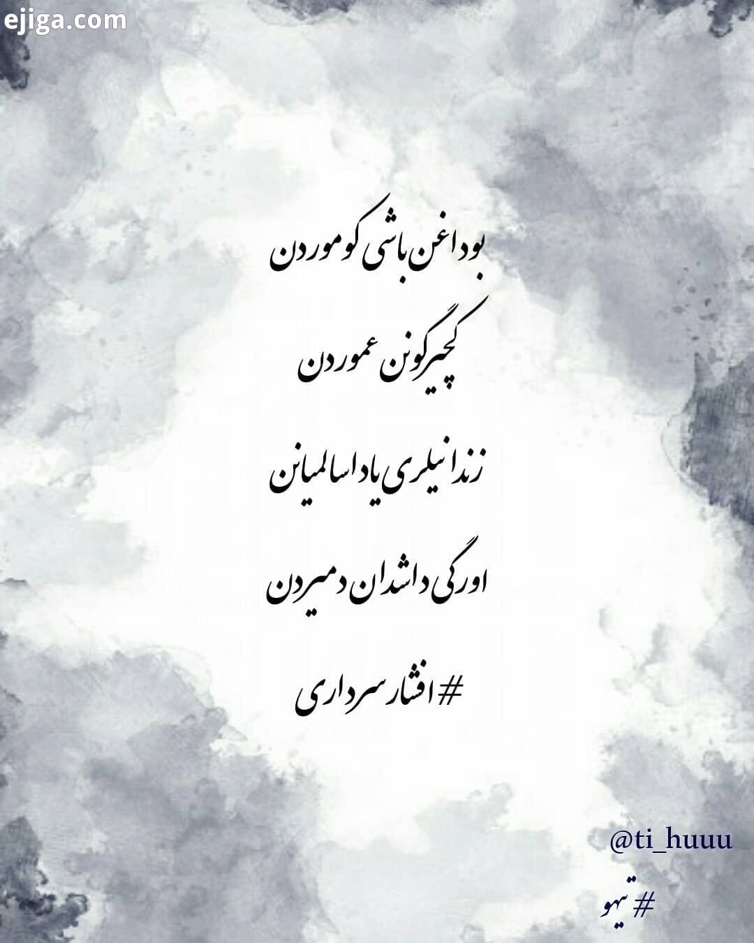 تیهو من نوشته های شما توت آغاجی دیرم هرگلنه ائیلم ائیل اوزونن اوپوم من اوزگسی دیرم افشارسرداری بوداغ