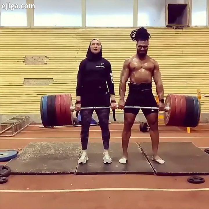 شانس آوردن نیوفتاد رو پاشون powerlifting پسر وزنه هالتر دختر ایران لیفتینگ وزنه برداری باشگاه بد