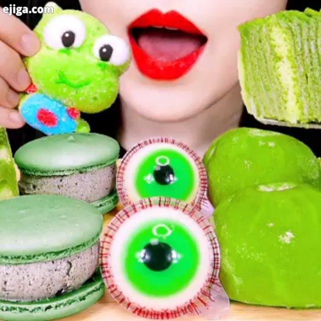 : zoey asmr asmrfood mukbangvideo mukbangasmr macarons اسمرفود موکبانگ مارشملو ماکارون ژله موچی غذاه