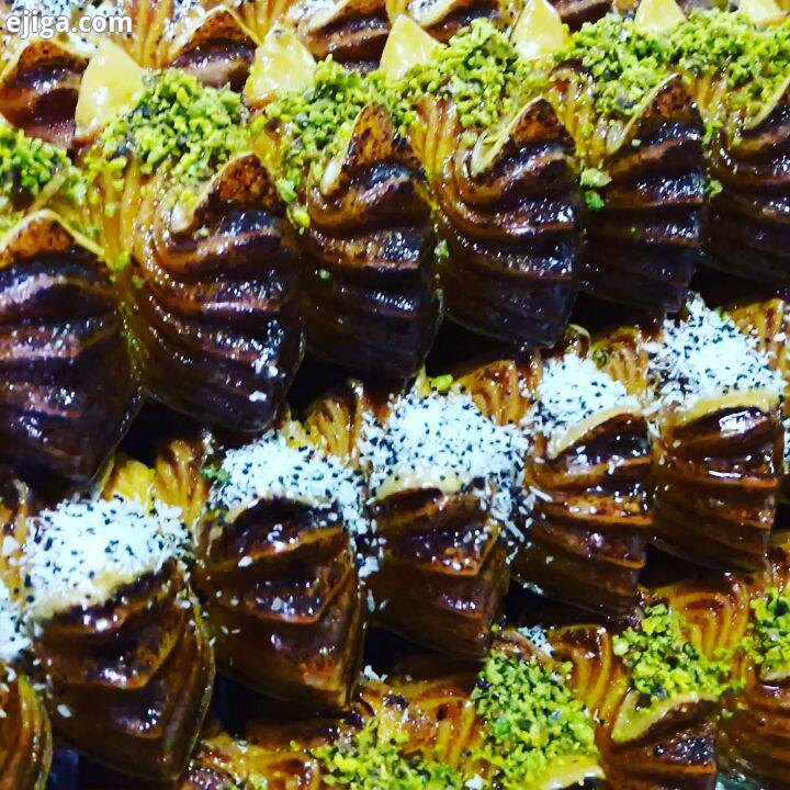 مارسبانی مغزپسته برانیز باقلوا ترکی مارسبانی مخصوص مخصوص بلغاری باقلوا گردویی شیرینی خشک شکلات شیرین