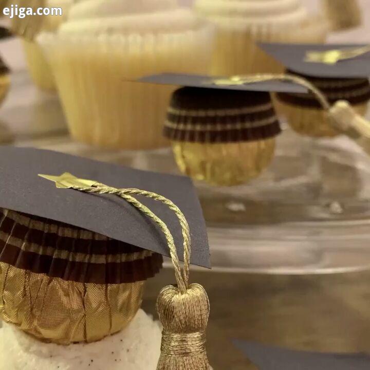 ایده تزیین شیرینی شکلات برای جشن فارغ التحصیلی..آرتاستودیو رزینلیدی ایده های خلاقانه تزیین تزیینات