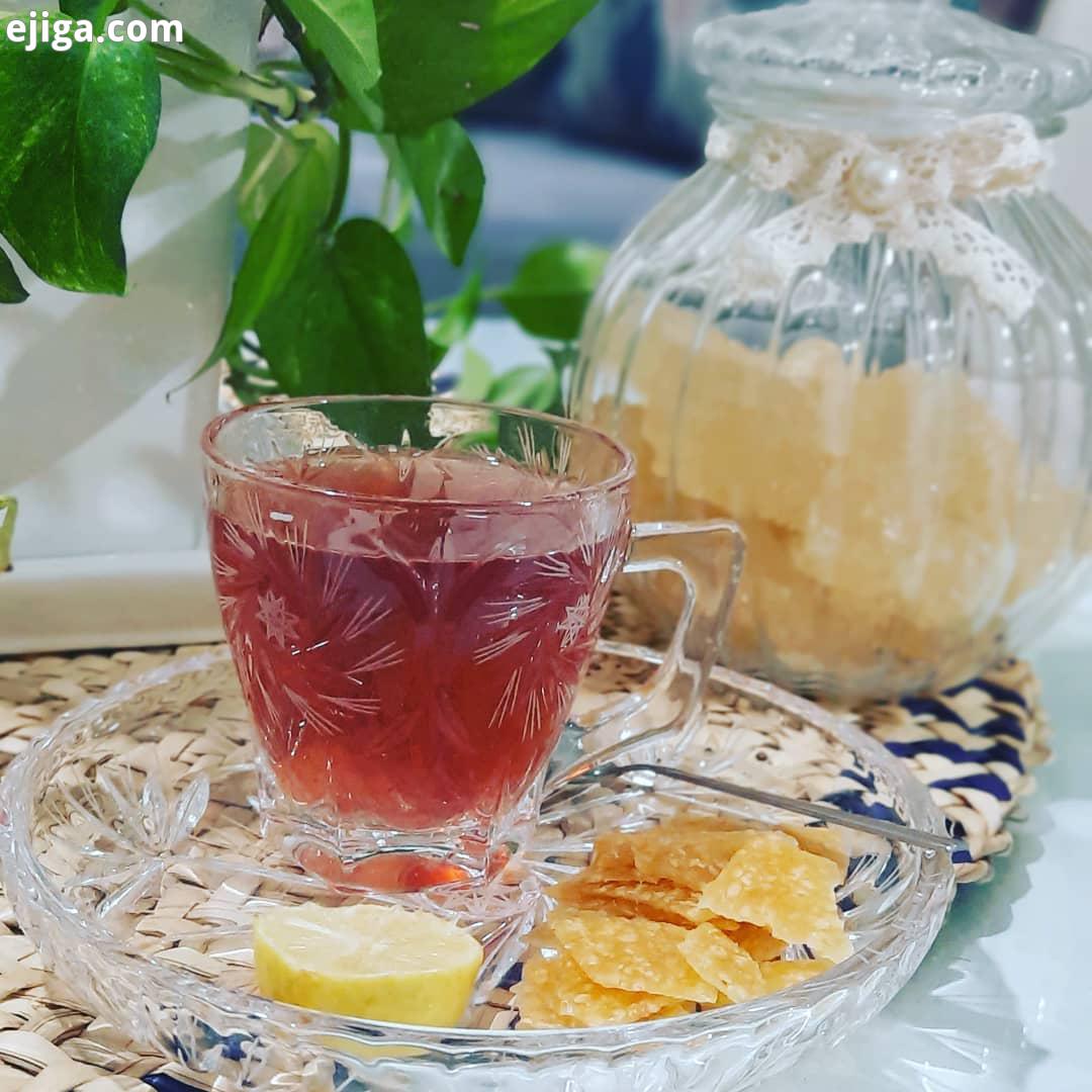 دمنوش گیاهی گل گاوزبان گیاهی آرامبخش خواب آور relaxtime relax سفره ایرانی غذا پاییز زیبا آشپزی هنر