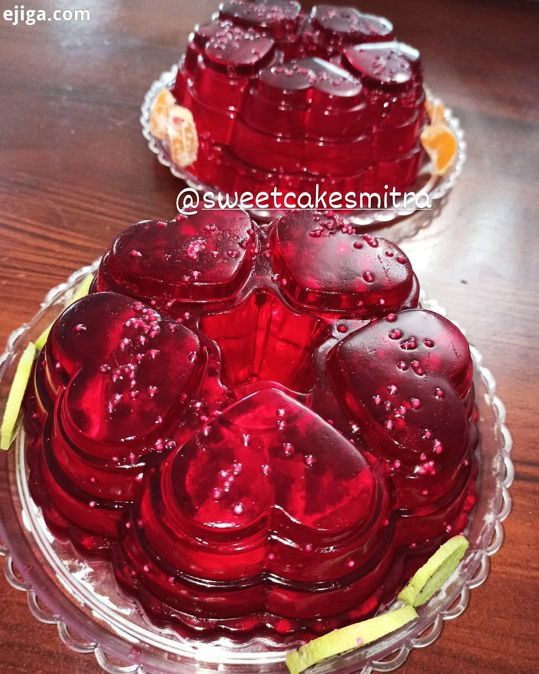 سفارش مشتری عزیزم ،نوش جانتون ژله ژله بستنی دسرخانگی ژله شیک رامسر تنکابن کیک شکلاتی کیک خونگی