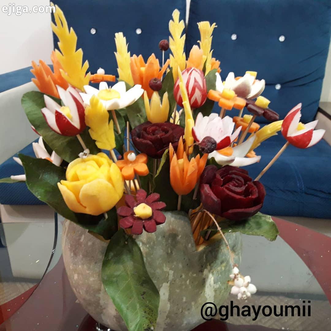 یلدا نزدیکه اینم یه ایده خیلی قشنگ برای تزئین سفره هاتون یلدایی یلدا یلدایی عرو